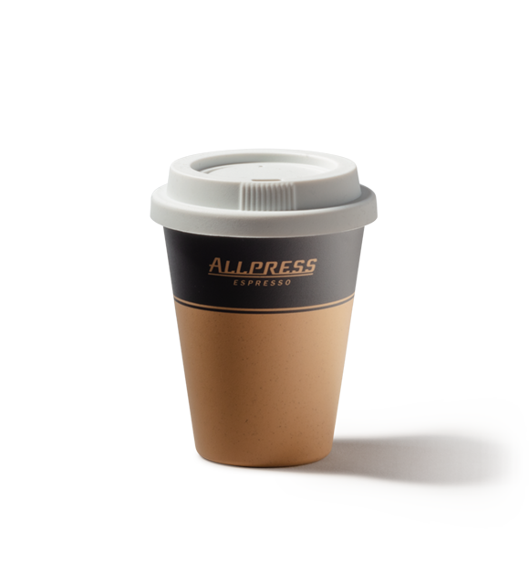 Allpress Resusable Coffee Cup with Silicone lid